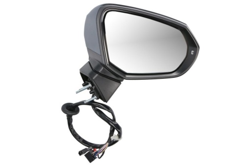 Oglinda dreapta electric, cu memorie, convex, cu incalzire, grund, rabatabil electric, cu semnalizator potrivit AUDI Q2, Q2 GA 09.16-