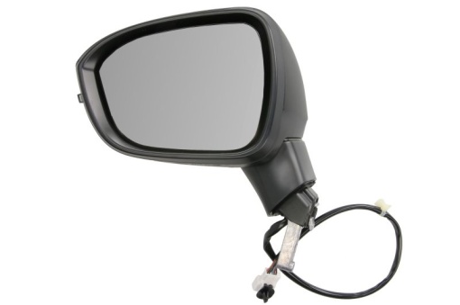 Oglinda stanga (electric, convex, cu incalzire, asistent pentru schimbarea benzii, grunduit, cu semnalizator) potrivit NISSAN QASHQAI III J12 02.21-