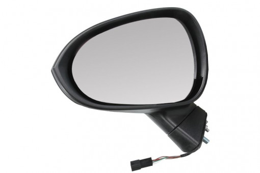 Oglinda stanga electrica incalzita, crom, grunduita SEAT IBIZA intre 2008-2012