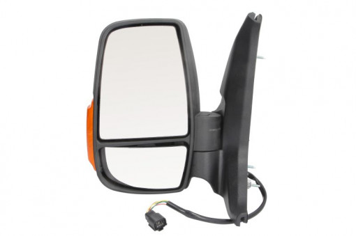 Oglinda stanga electrica incalzita, crom, scurt FORD TRANSIT dupa 2013 - Img 1