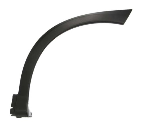 Ornament aripa spate stanga (negru, Z NAKŁADKĄ PROGU) potrivit OPEL COMBO C, CORSA C 09.00-10.10