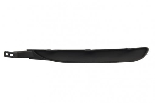Ornament bara fata Stanga plastic, negru potrivit CHRYSLER 300C 07.11- 10.14-