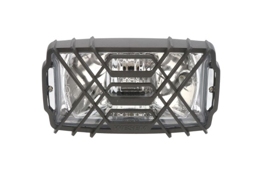 Proiector ceata Dreapta/Stanga (H3/T4W, 224,4x125mm, lungime cablu: 0,15m, grila) 12/24V