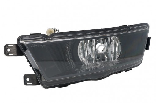 Proiector ceata Stanga (H8, rama neagra) potrivit SKODA RAPID 07.12-03.17