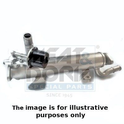 Radiator gaze evacuare potrivit AUDI A3; SEAT ALTEA XL, LEON; SKODA SUPERB II; VW GOLF IV, GOLF PLUS V, GOLF VI, PASSAT B6, TIGUAN 1.4/1.9D/2.0D 10.97-07.18