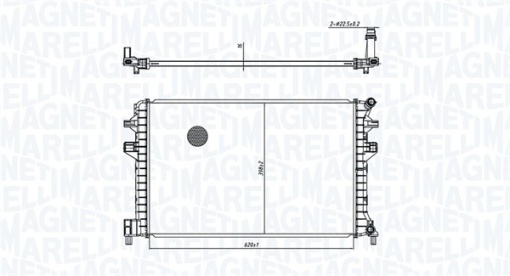 Radiator motor (Manual) potrivit AUDI A3, Q2, Q3; SEAT ATECA, LEON, LEON SC, LEON ST, TARRACO; SKODA KAROQ, KODIAQ I, OCTAVIA III, OCTAVIA IV, SUPERB III; VW ARTEON 1.0-2.0D