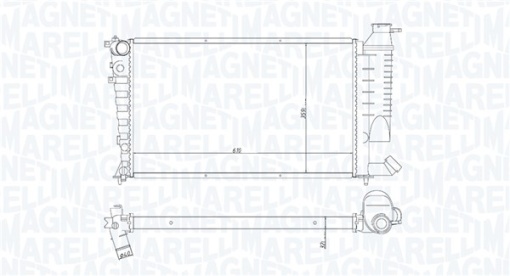 Radiator motor (Manual) potrivit CITROEN SAXO, XSARA, XSARA/HATCHBACK, ZX; PEUGEOT 306, 306/HATCHBACK 1.1-2.0