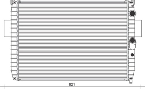 Radiator motor potrivit IVECO DAILY II 2.5D/2.8D