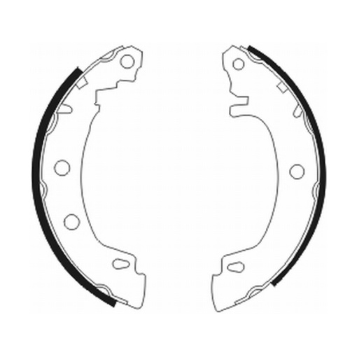 Sabot frana potrivit JAGUAR S-TYPE II; RENAULT MEGANE I, MEGANE I CLASSIC, MEGANE I COACH, MEGANE II, MEGANE III, MEGANE SCÉNIC, SCENIC I 1.4-2.5 08.95-