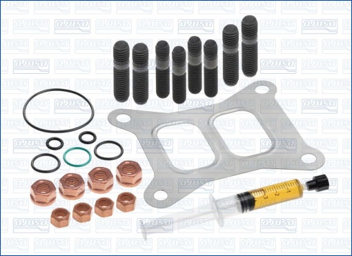 Set montaj turbocompresor (cu garnituri) potrivit AUDI A4 ALLROAD B9, A4 B9, A5, A6 C7, A7, A8 D4, Q5, Q7, Q8; PORSCHE MACAN 2.0-3.0D 06.12-