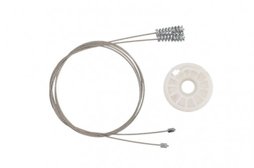 Set reparatie macara geam Fata Dreapta/Stanga (Cabluri) potrivit PEUGEOT 508 I, 508/combi 11.10-12.18