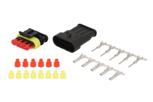 Stecher, numar pini: 4, Kit reparare, potrivit AUDI; BMW; DAF; IVECO; MAN; MB; MERCEDES; RVI; SEAT; SKODA; VOLVO; VW