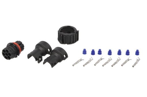 Stecher (numar pini: 7, forma mufa: baioneta/rotund, conector mama, AMP 1.5) potrivit DAF; IVECO; MAN; MERCEDES; RVI; SCANIA; VOLVO potrivit DAF XF 95; MAN TGA; RVI MAGNUM 09.90-