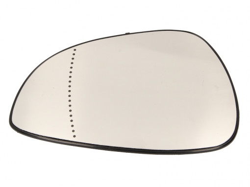 Sticla oglinda exterioara Dreapta (asferica) potrivit FORD B-MAX, FIESTA, FIESTA V, FIESTA VI 11.01-