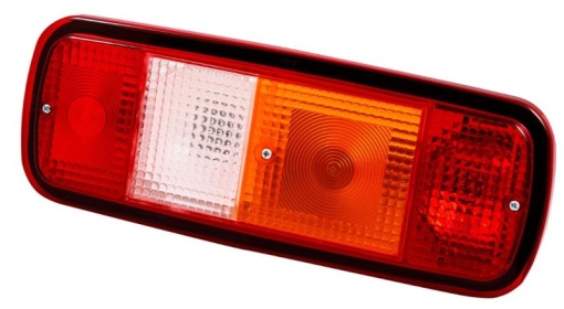 Stop spate dreapta (12/24V, cu intermitent, lumina de marșarier, cu lumina stop, lumini parcare, fara reflector, în relief)