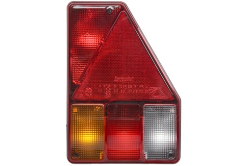 Stop spate dreapta EARPOINT (12V, cu intermitent, lumina de marșarier, cu stop, lumina de parcare, reflector triunghiular, surub, numar conexiuni: 5, conector: Bayonet 5PIN)