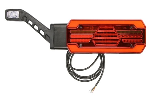 Stop spate stanga (LED, 12/24V, cu intermitent, cu far de ceață, lumina de marșarier, cu stop, lumină de parcare, reflector, cu lampă cu braț prelungitor, lungime cablu: 2m)