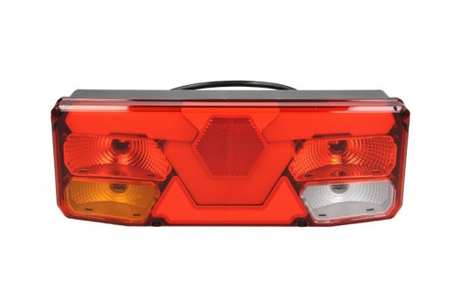 Stop spate stanga (LED, 12/24V, cu intermitent, cu lumina de ceata, lumina de marșarier, cu lumina stop, lumini parcare, reflector, lumina laterala)