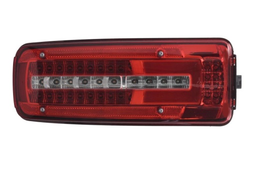 Stop spate stanga (LED, 24V, cu intermitent, cu far ceață, lumina de marșarier, cu stop, lumină de parcare, cu iluminare placuta ) potrivit DAF CF, LF, XF 106 10.12-