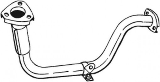 Teava esapament Fata potrivit PEUGEOT 205 II, 205/HATCHBACK, 309 II, 309/HATCHBACK 1.0/1.1/1.4 08.87-09.98 - Img 1