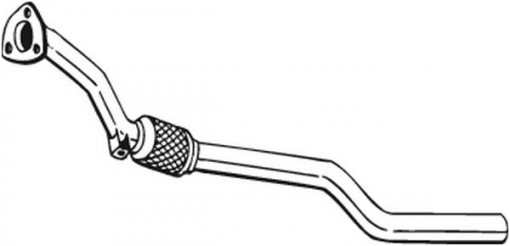 Teava esapament Mijloc (flexibil) potrivit AUDI A4 B5, A6 C5; SKODA SUPERB I; VW PASSAT B5, PASSAT B5.5 1.8/2.0/2.3 01.95-03.08