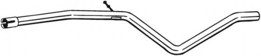 Teava esapament Mijloc (lungime:1500mm) potrivit DACIA LOGAN, LOGAN EXPRESS, LOGAN MCV; RENAULT LOGAN I 1.5D 02.07-