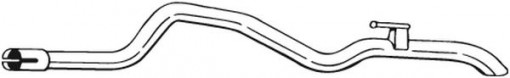 Teava esapament Spate potrivit VW LT 28-46 II 2.5D/2.8D 05.96-07.06 - Img 1