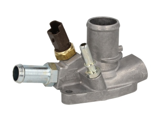 Termostat lichid racire (80°C, in carcasa) potrivit ABARTH GRANDE PUNTO; ALFA ROMEO MITO; FIAT BRAVO II, DOBLO, DOBLO CARGO, GRANDE PUNTO, LINEA; LANCIA DELTA III 1.4/1.4CNG/1.4LPG 05.07-