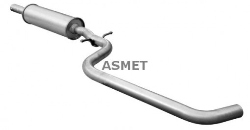 Toba esapament intermediara potrivit AUDI A3; SEAT ALTEA, ALTEA XL, LEON, TOLEDO III; VW GOLF PLUS, GOLF PLUS V, GOLF V, GOLF VI 1.2-1.6LPG 05.03-