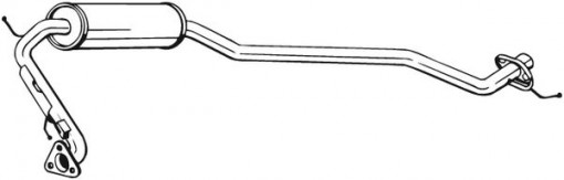 Toba esapament intermediara potrivit HONDA JAZZ III 1.2-1.4 07.08-
