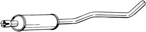 Toba esapament intermediara potrivit HYUNDAI I20 ACTIVE, I20 II 1.0 09.15-