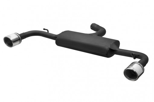 Toba esapament SPORT (oțel aluminiu / capete inox, iesiri 2) potrivit VW Golf VI GTI LOOK (2008-2013) HB 1,4i (59 kW)/1,4 TSI (90/118 kW)/2,0 TDI (81/103 kW) (doar pentru GTI) - Img 1