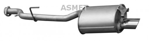 Toba finala esapament potrivit MERCEDES SLK (R170) 2.0/2.3 09.96-03.00