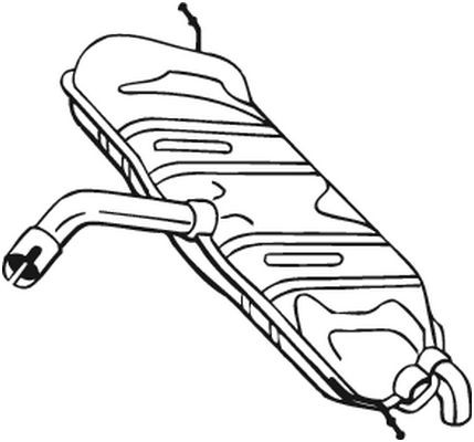 Toba finala esapament potrivit VW GOLF PLUS V, GOLF V, GOLF VI 1.6/1.6ALK/1.6LPG 10.03-12.13