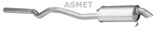 Toba finala esapament potrivit VW MULTIVAN T5, TRANSPORTER T5 2.0D/2.5D 04.03-08.15