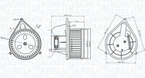 Ventilator habitaclu potrivit FIAT DUCATO 1.9D-2.8D 10.97- - Img 1