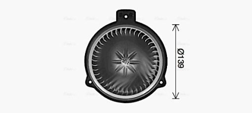 Ventilator habitaclu potrivit KIA RIO III 1.1D-1.6 06.11-