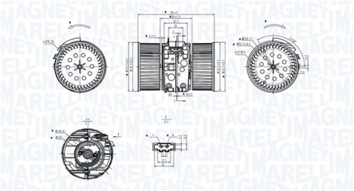 Ventilator habitaclu potrivit RENAULT GRAND SCENIC III, SCENIC III, TRAFIC III 1.2-2.0D 12.08-