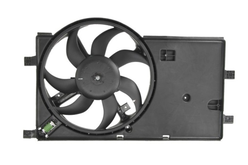 Ventilator radiator (cu carcasa) potrivit CITROEN NEMO, NEMO/MINIVAN; FIAT FIORINO/MINIVAN, QUBO; PEUGEOT BIPPER, BIPPER TEPEE 1.3D-1.4D 11.07-