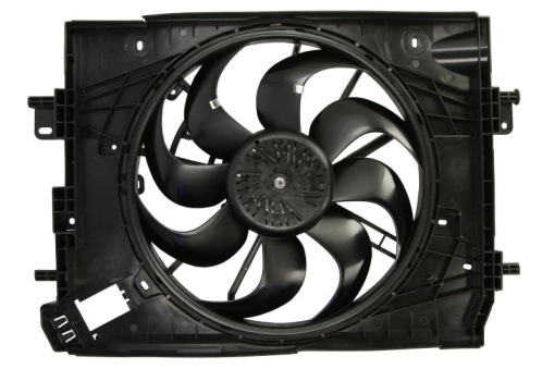 Ventilator radiator (cu carcasa) potrivit DACIA DOKKER, DOKKER/MINIVAN, DUSTER, DUSTER/SUV, LODGY; RENAULT CAPTUR I, DUSTER 1.0-2.0 04.10-