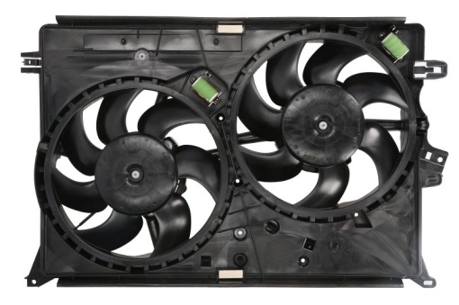 Ventilator radiator (cu carcasa) potrivit FIAT 500X; JEEP RENEGADE 1.4 07.14-