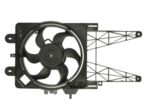 Ventilator radiator (cu carcasa) potrivit FIAT PUNTO, PUNTO/HATCHBACK 1.2/1.2CNG 09.99-03.12