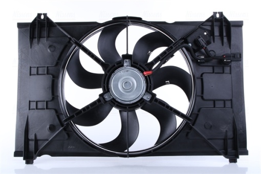 Ventilator radiator (cu carcasa) potrivit KIA RIO II 1.4/1.5D/1.6 03.05-12.11