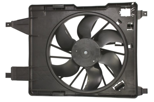 Ventilator radiator (cu carcasa) potrivit RENAULT CLIO II, CLIO II/HATCHBACK, KANGOO, KANGOO BE BOP, KANGOO EXPRESS, KANGOO II, MEGANE I, MEGANE I CLASSIC, MEGANE I COACH 1.0-Electric 08.95-