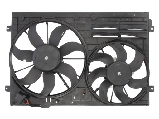 Ventilator radiator Dreapta/Stanga (cu carcasa) potrivit AUDI A1, A3; SEAT ALTEA, ALTEA XL, IBIZA IV, IBIZA IV SC, IBIZA IV ST, LEON, TOLEDO III; SKODA FABIA II, OCTAVIA I 1.2-3.6 08.00-