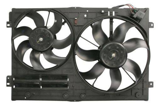 Ventilator radiator Dreapta/Stanga (cu carcasa) potrivit AUDI A1, A3, TT; SEAT ALTEA, ALTEA XL, IBIZA IV, IBIZA IV SC, IBIZA IV ST, LEON, TOLEDO III; SKODA FABIA II, OCTAVIA I 1.0-3.6 08.00-