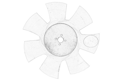 Ventilator radiator potrivit PERKINS