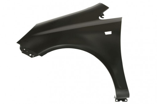 Aripa fata Stanga cu orificii, galvanizat, certificat TUV potrivit OPEL CORSA D, CORSA D/HATCHBACK 07.06-09.14