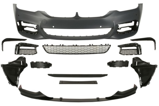 Bara Fata, M PERFORMANCE, locas proiector, numar gauri senzorii parcare: 6, grunduit potrivit BMW 5 G30, F90, 5 G31 02.17-