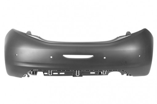 Bara spate cu locas senzorii parcare, grunduit, TUV potrivit PEUGEOT 208 I, 208/HATCHBACK 03.12-